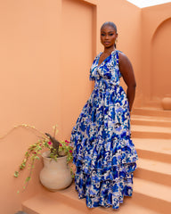 Karesi Dress (Blue Spring)