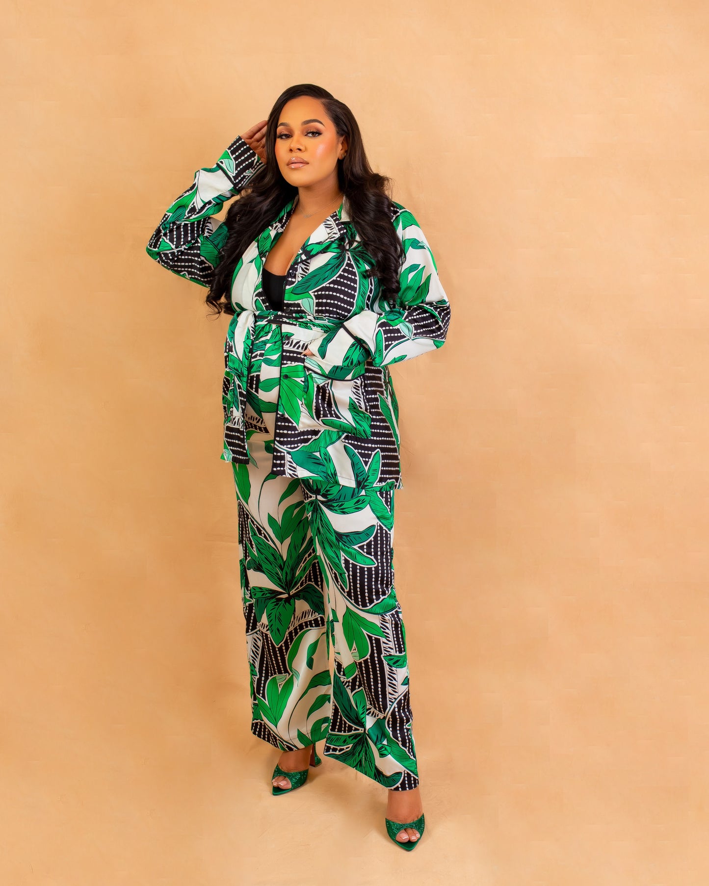 Bumpiana Eva Kimono Silk Set