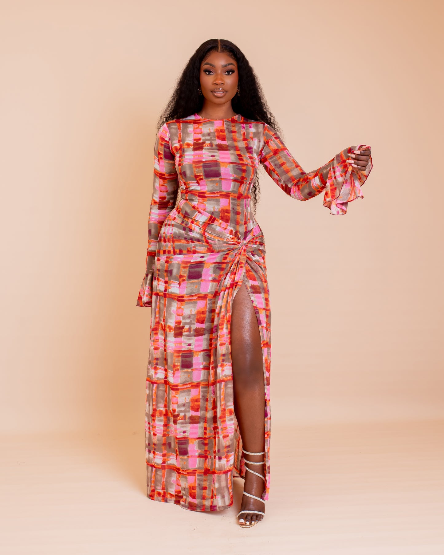 Milan Mesh Dress (Radient Maze)