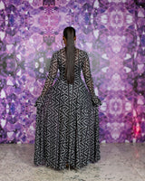 Neriah Mesh Dress (Ziva custom Print)