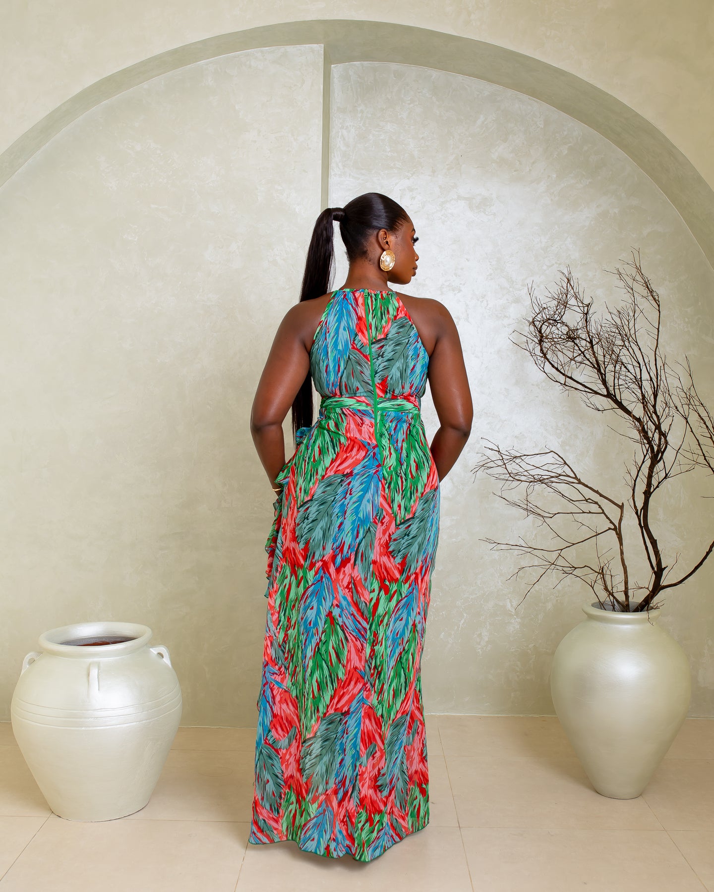 Serengeti Dress (Caribbean Rush)