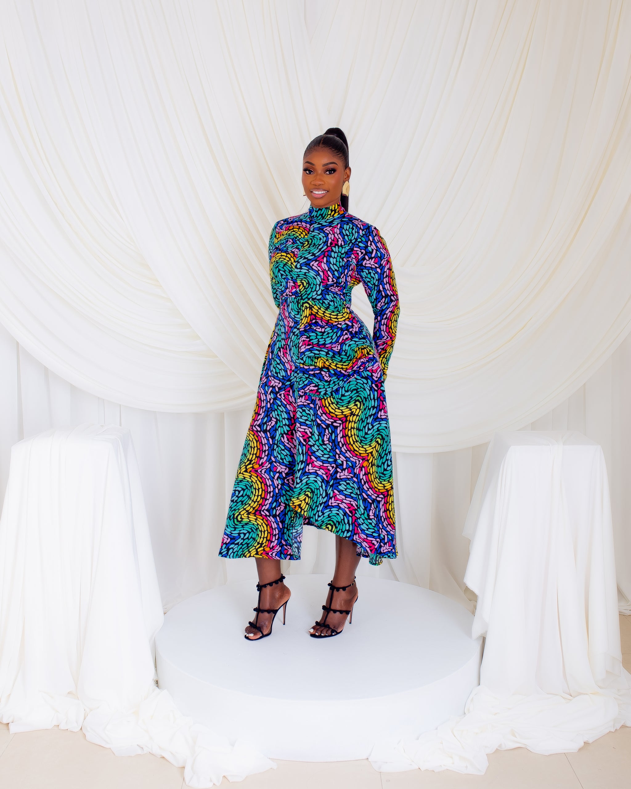 Hazel Dress (Rainbow Bells)