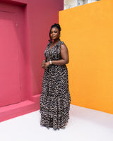 Karasi Dress (Midnight Safari Print)