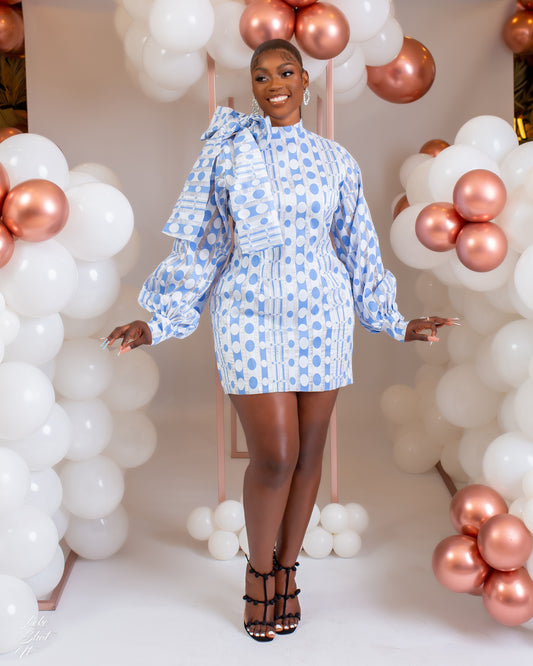 Bloom dress (blue)
