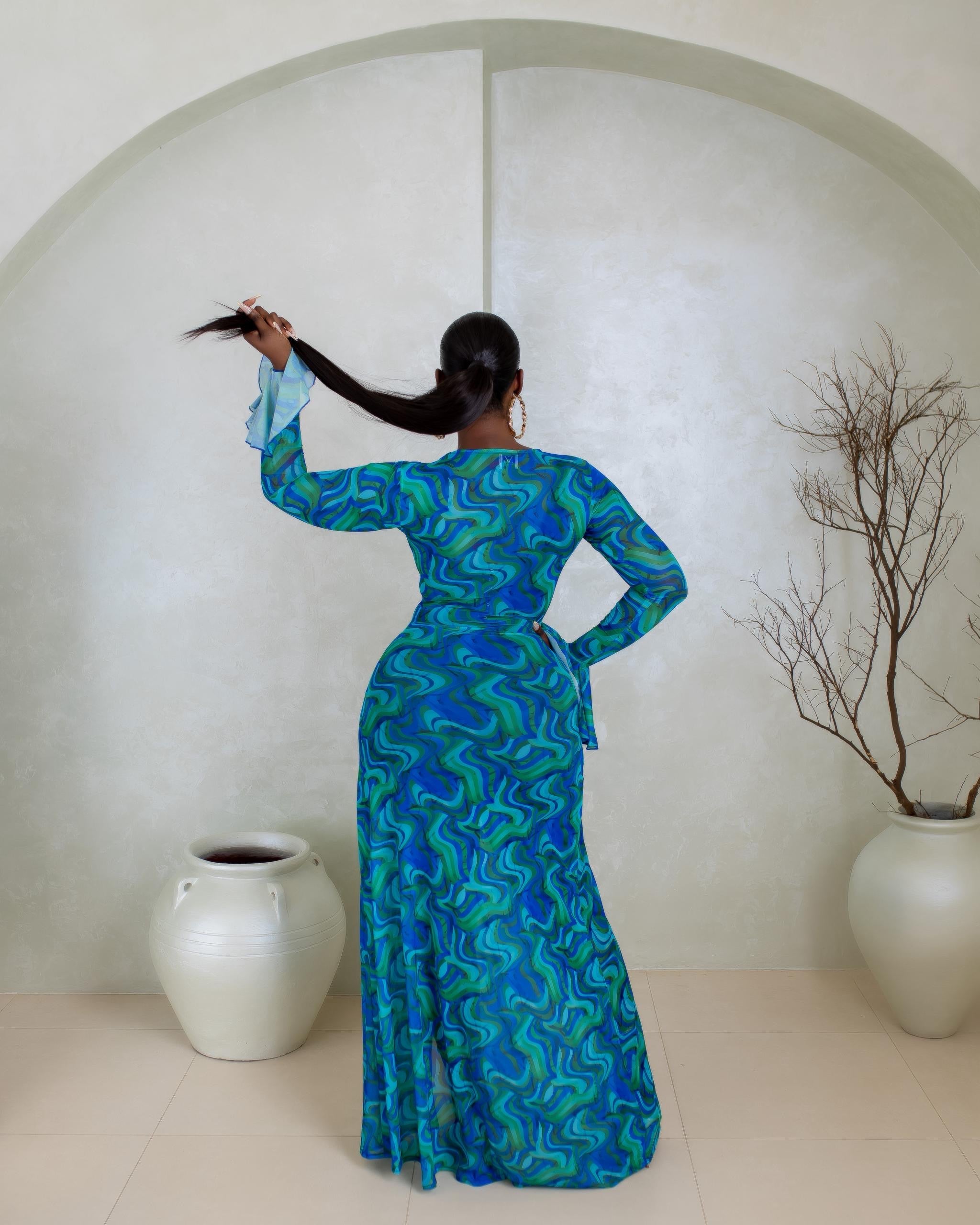 Milan Dress (Ziva Custom Print)