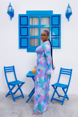 Milan Mesh Dress (Hydrangea)