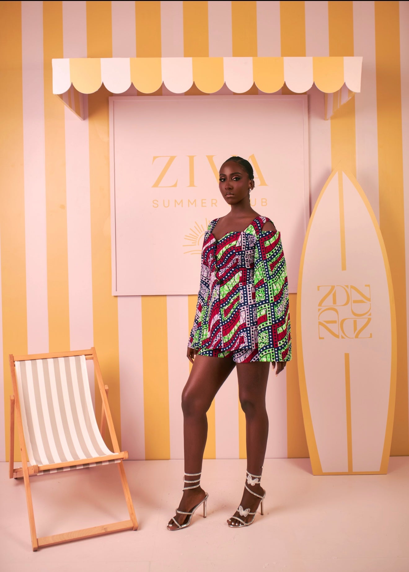 Abeni Ankara Short Set (Rhythm Print)