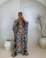 Bikini Trouser Set (Ocean Mirage)