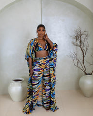 Bikini Trouser Set (Ocean Mirage)