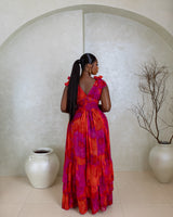 Karasi Dress (Ember Bloom Print)