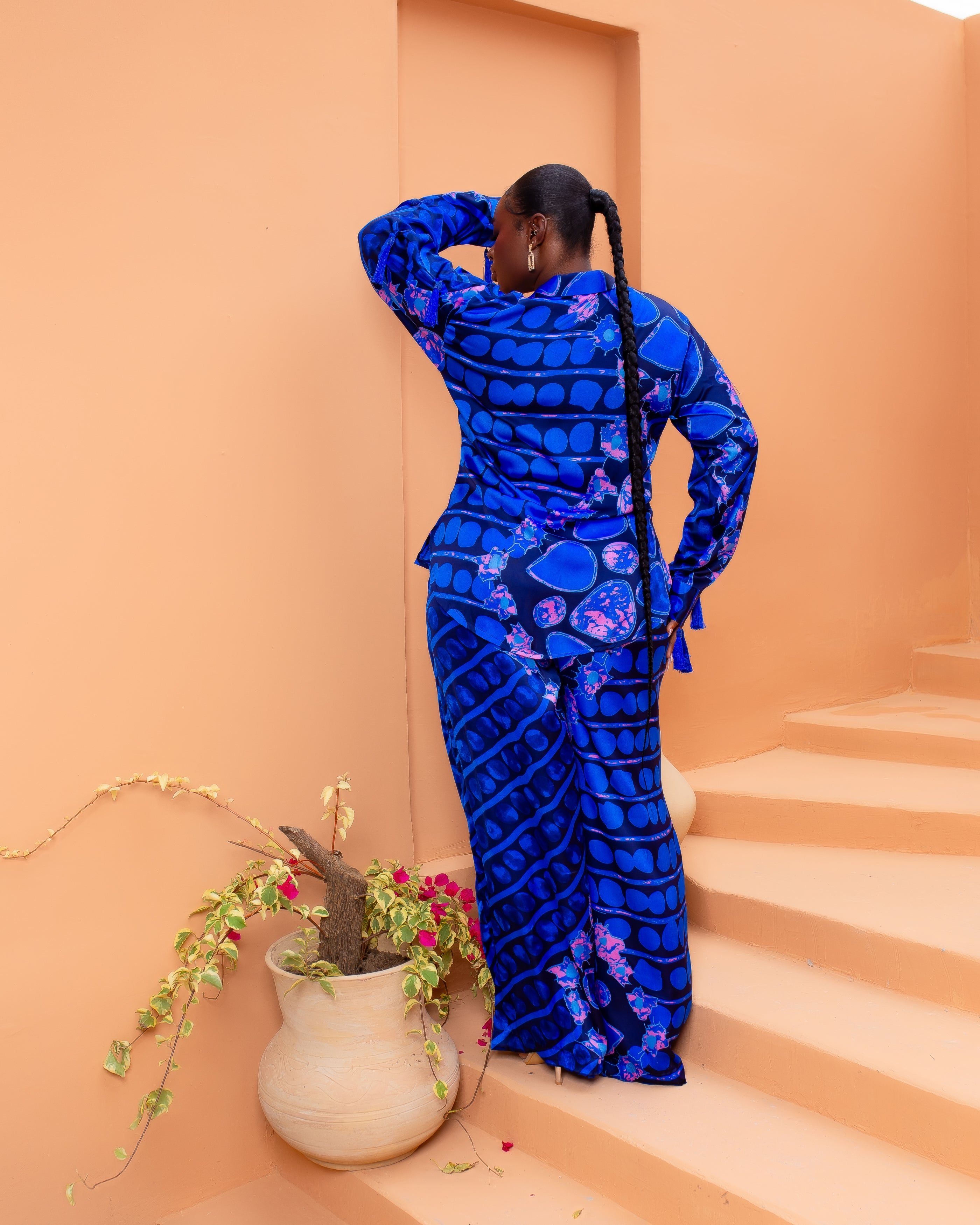 Tassle Silk Set (Midnight Ripple)