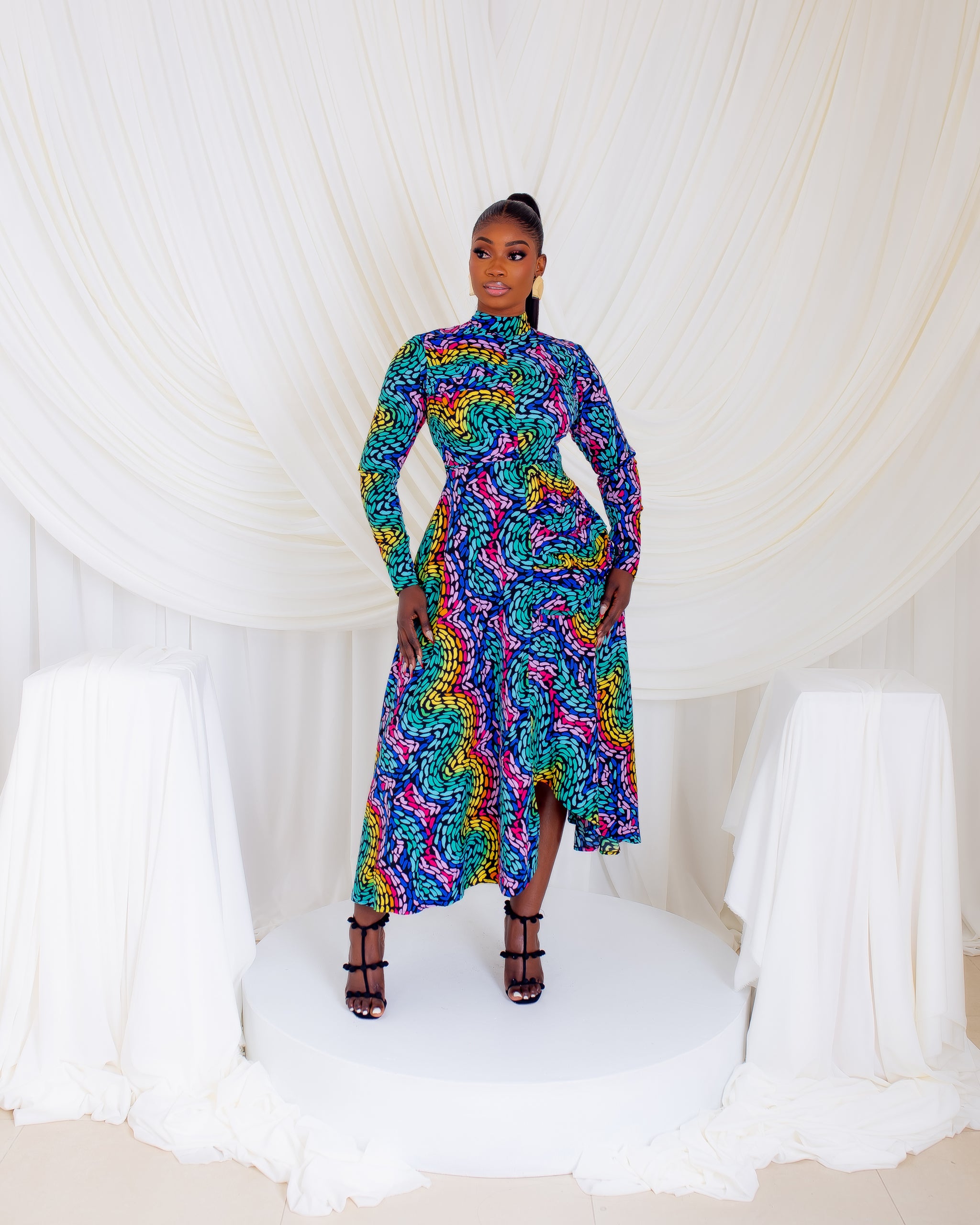 Hazel Dress (Rainbow Bells)