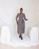 Hazel Dress (Ivory Maze)