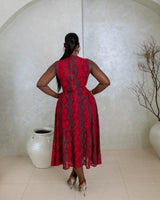 Ciel Lace Dress (Scarlet Noir Lace)