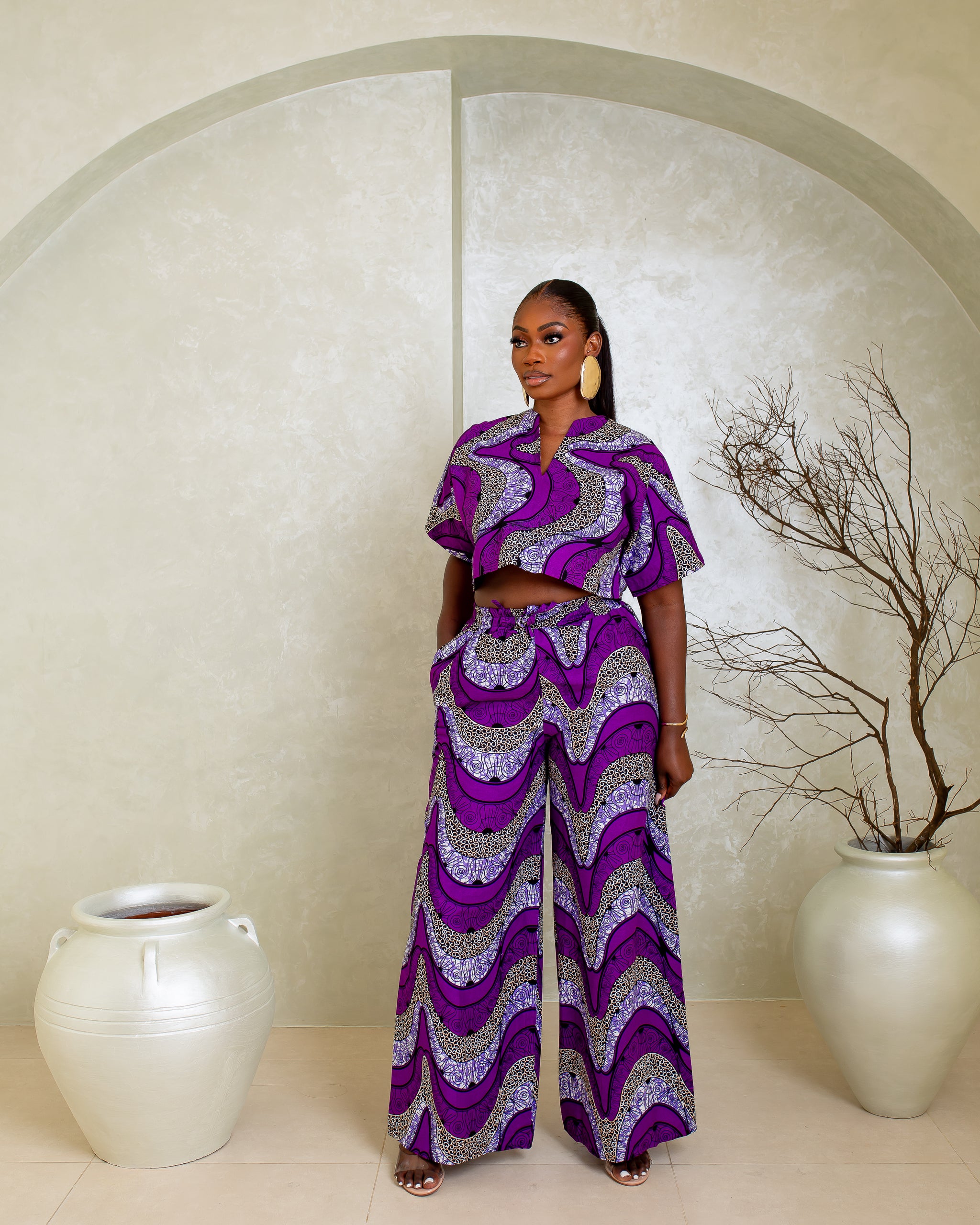 Zuri Ankara Set (Royal Amethyst)
