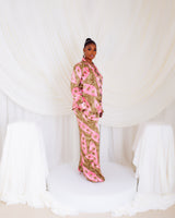 Silk Pj Set (Rosy Mirage)