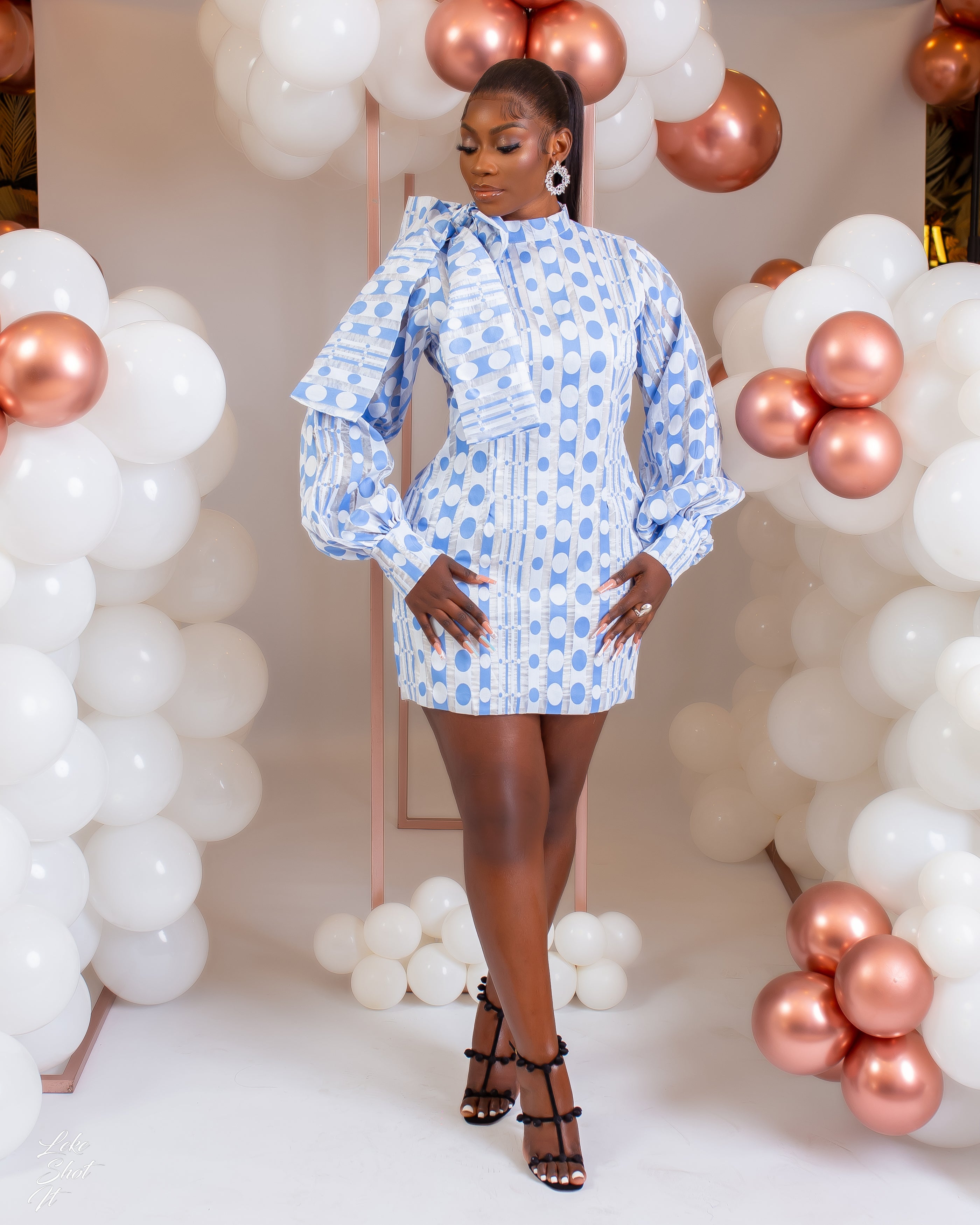 Bloom dress (blue)