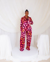 Autumn Crystal Sleeve PJ Set (Amber Splash)