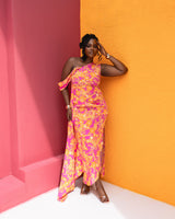 Yaya Dress (Sunset Blossom Print)