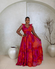 Karasi Dress (Ember Bloom Print)