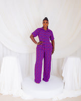 Diya Pants Set (Electric Mirage)