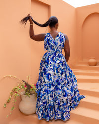Karesi Dress (Blue Spring)