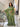 Aminah Silk Bubu( Emerald paisley print )