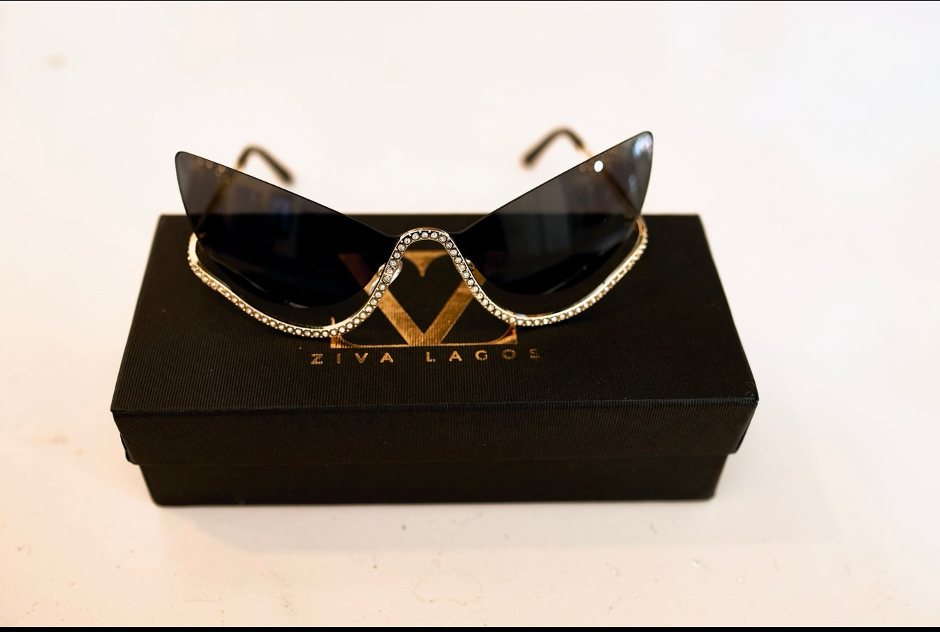 Monroe Sunglasses(Jet Black)
