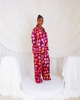 Autumn Crystal Sleeve PJ Set (Amber Splash)