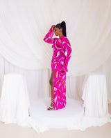 Milan Mesh Dress (Pinkaze)