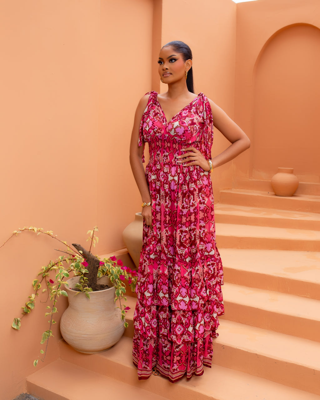 Karesi Dress (Pink Mirage)