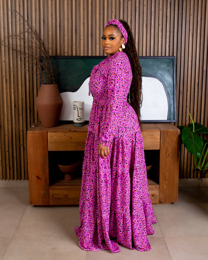 Hanan Maxi Dress (Pink)