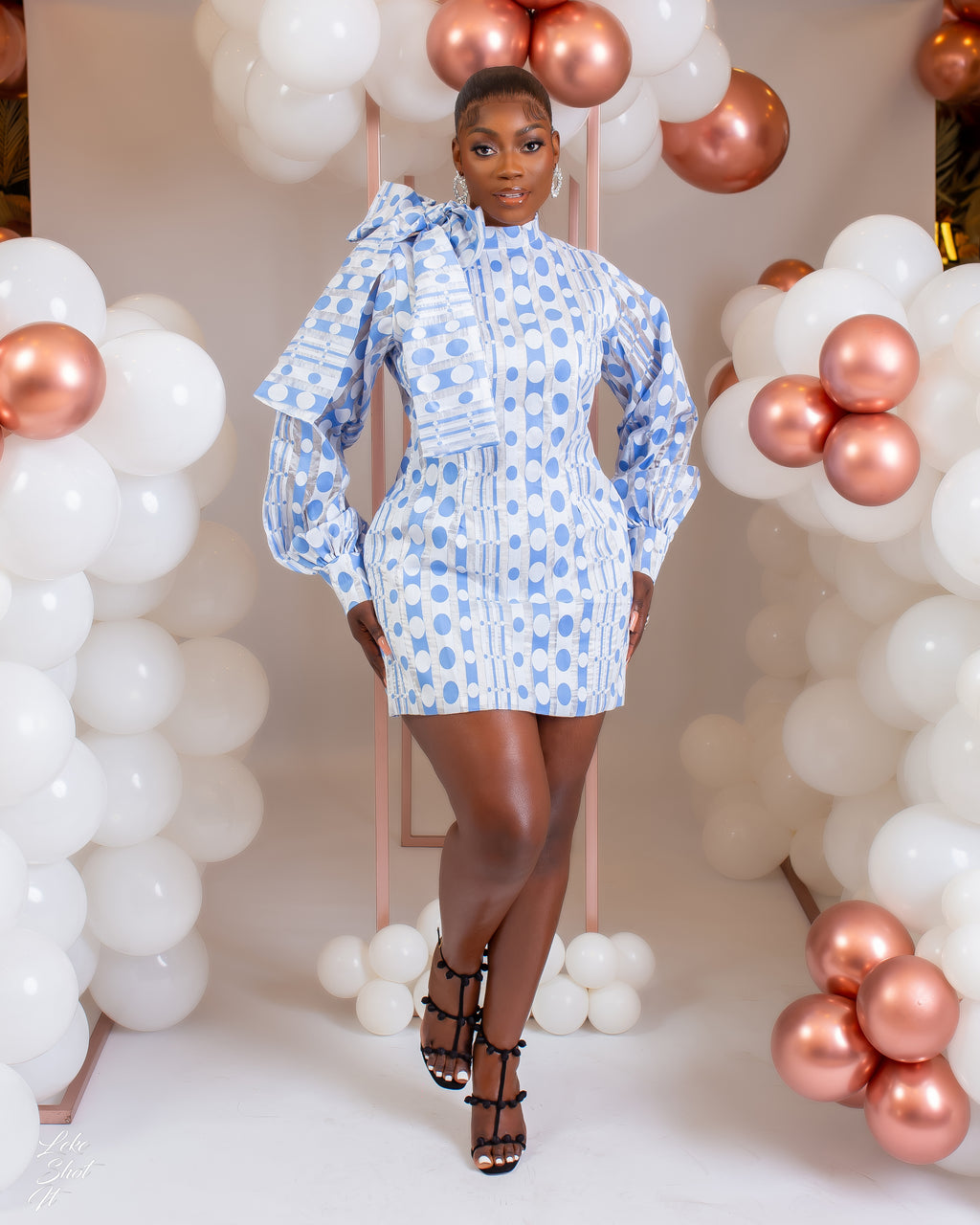 Bloom dress (blue)