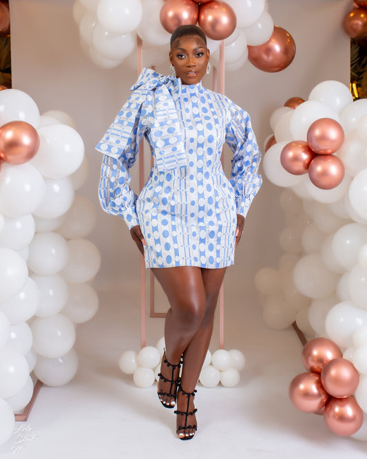 Bloom dress (blue)