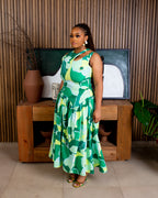 Elena Midi Dress (Green)