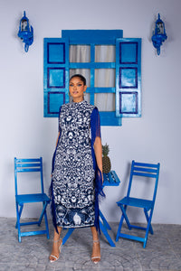 Petra Dress (Blue Escape)