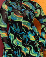 Neriah Dress (Aurora Tide Print)