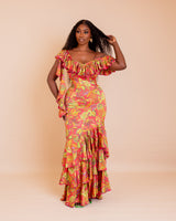 Ariana Dress (Sunset Flora)