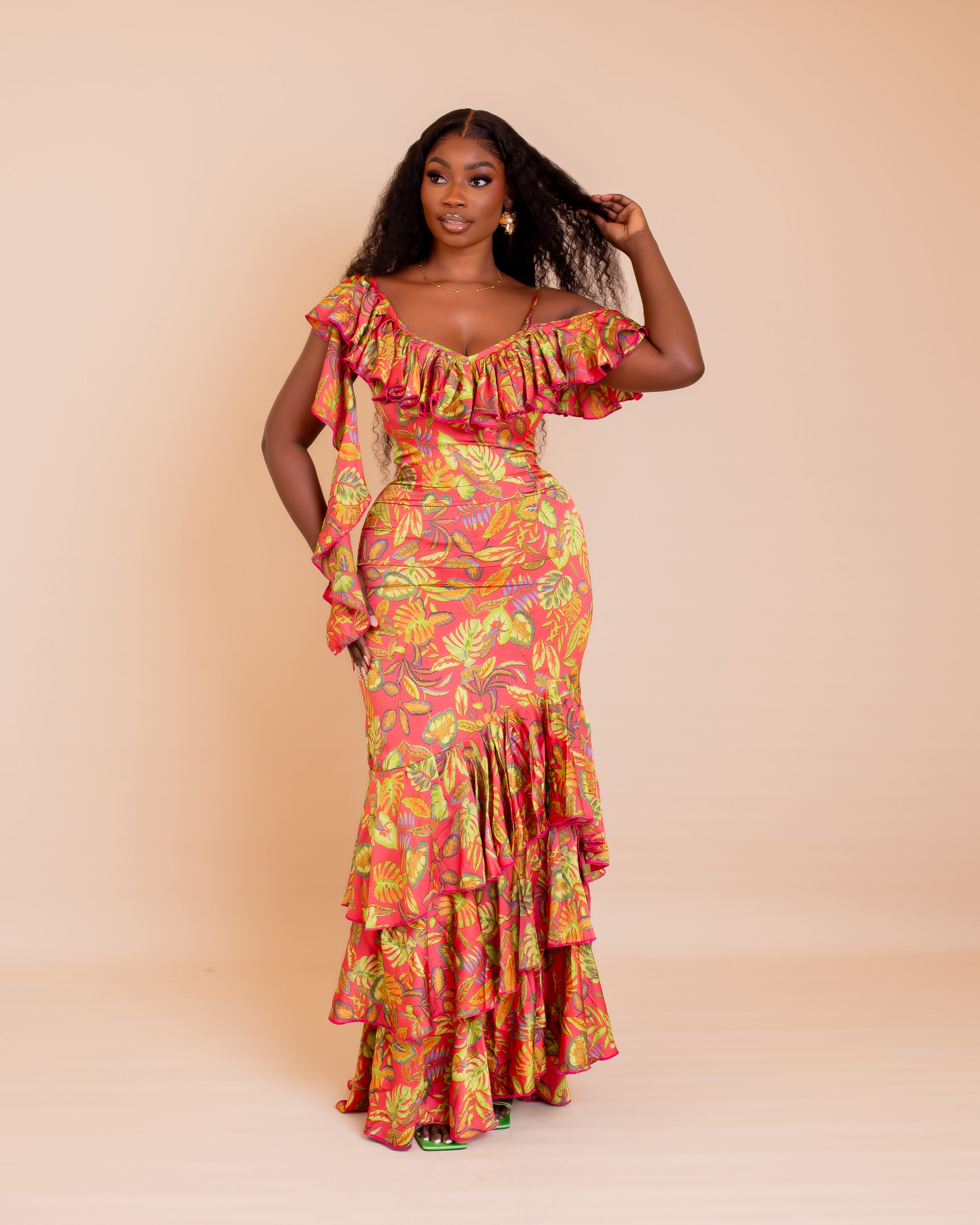 Ariana Dress (Sunset Flora)