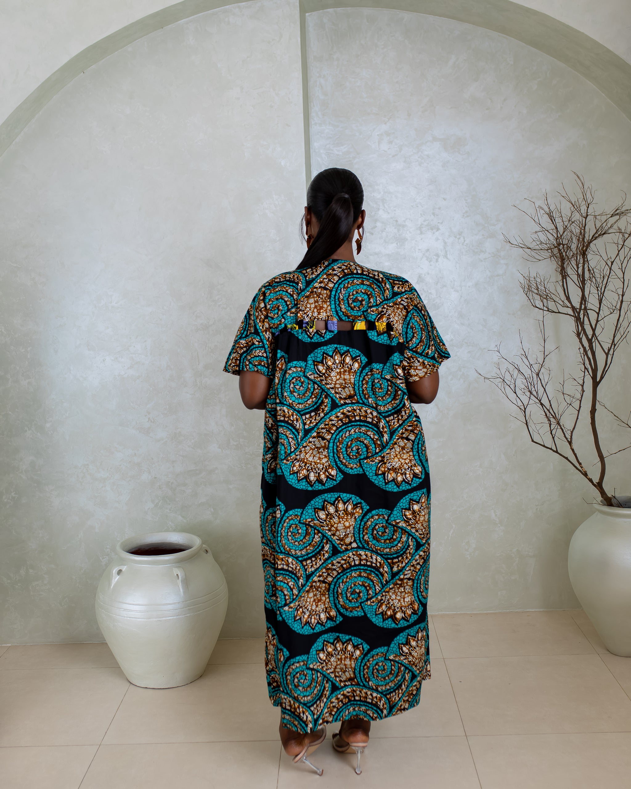 Ife Ankara Bubu (Royal Garden Print)