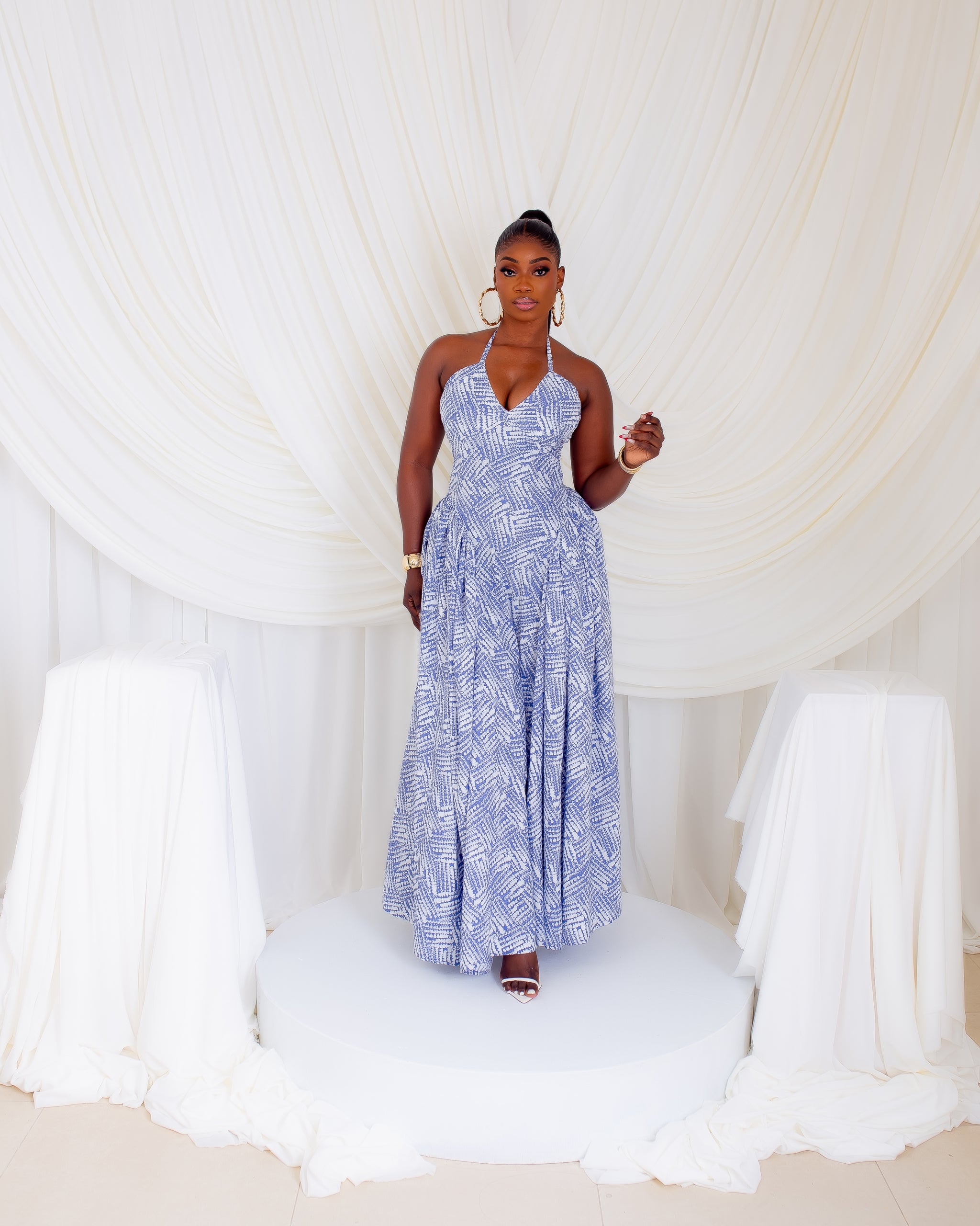 Serenity Dress (Blue Bells)