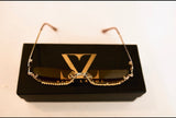 Elise Sunglasses(Champagne Gold)