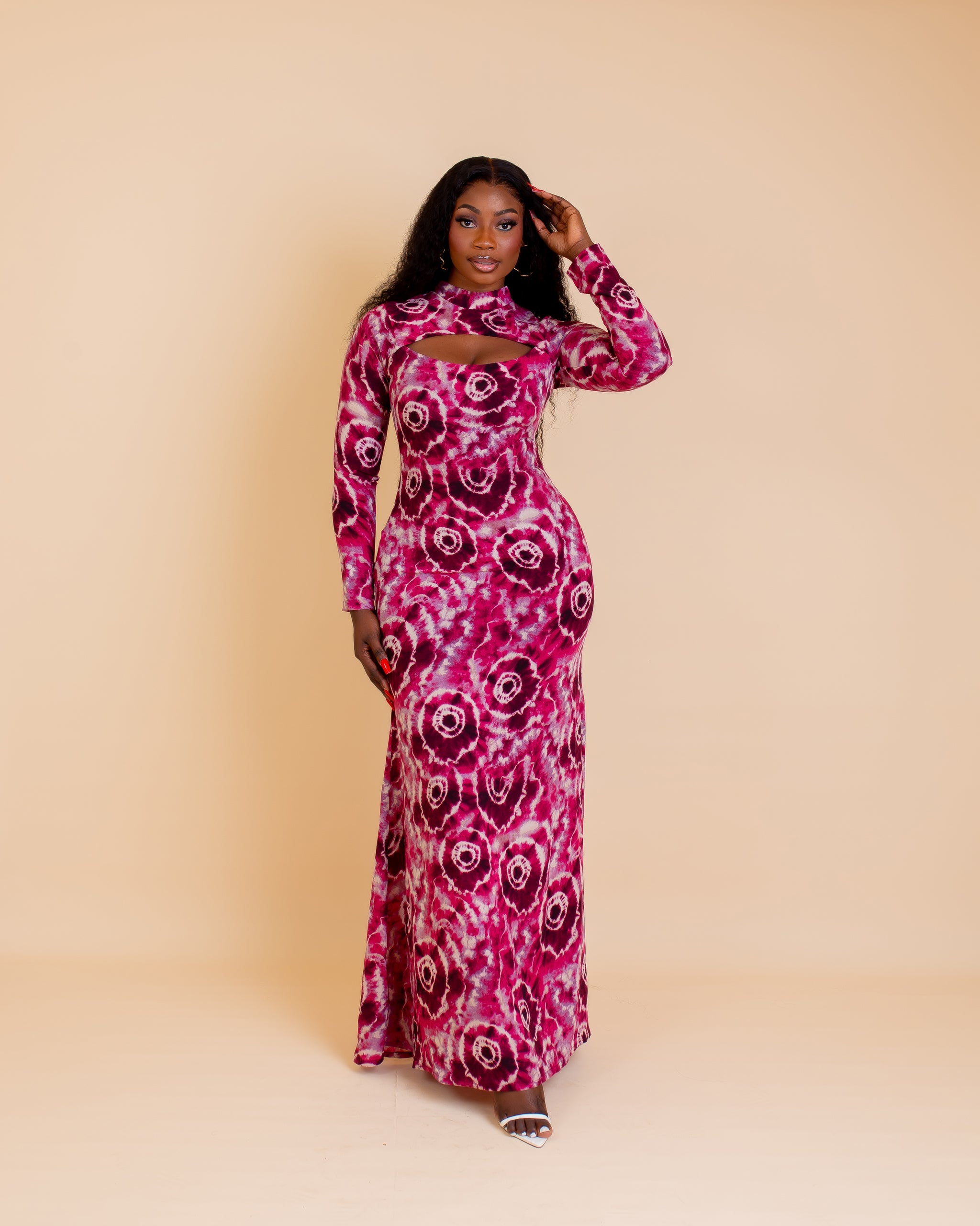 Talia Dress (Coral Bloom)
