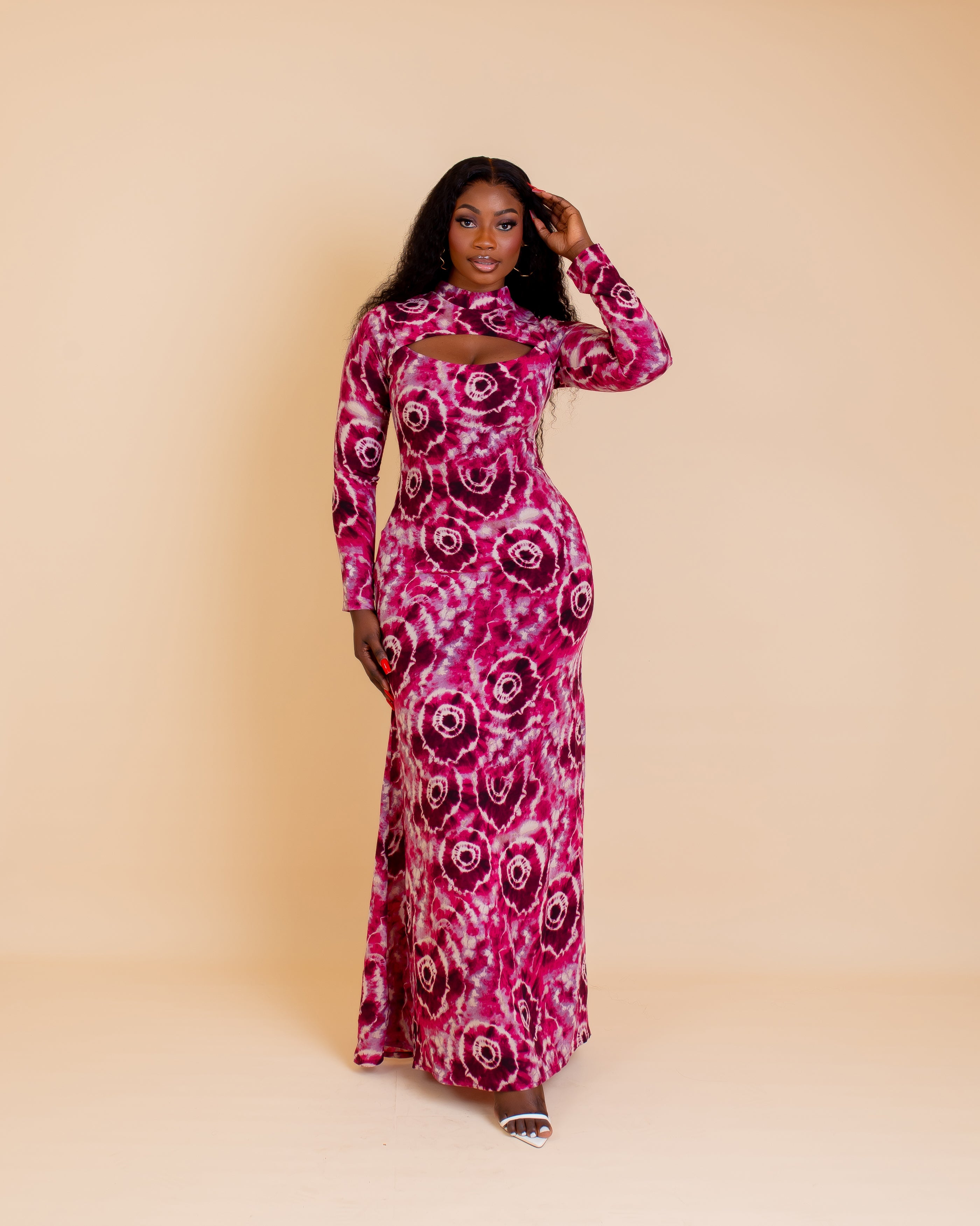 Talia Dress (Coral Bloom)