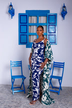 Capri Slip Dress & Kimono Set
