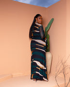 Vienna Mesh Dress (Desert Dusk)