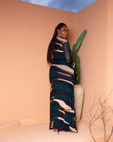 Vienna Mesh Dress (Desert Dusk)