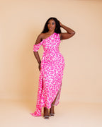 Yaya Dress (Fuchsia Flame)