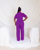 Diya Pants Set (Electric Mirage)