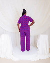 Diya Pants Set (Electric Mirage)